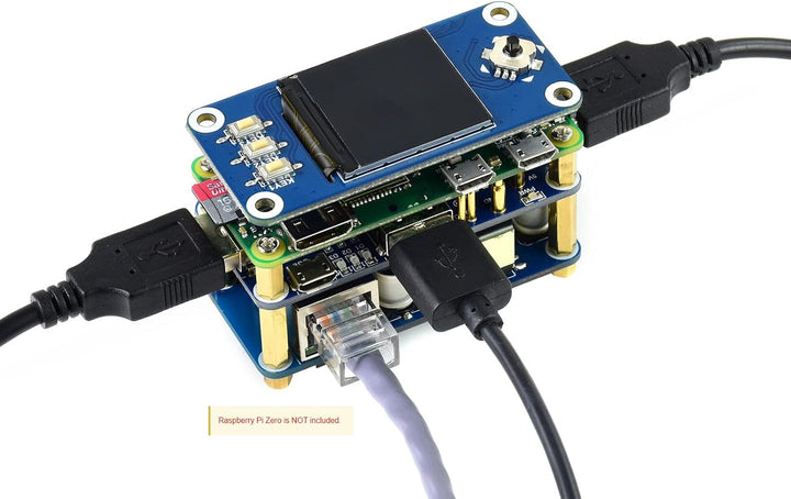 IBest PoE Ethernet/USB HUB HAT with Box for Raspberry Pi Zero/Zero W/Zero WH,Power Over Ethernet USB