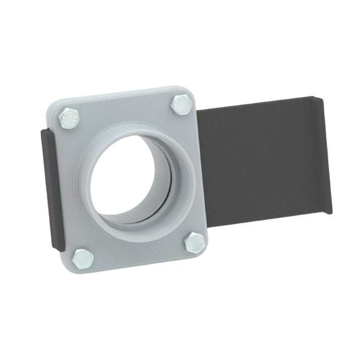 DN40 Blastgate - Silber/Schwarz - ohne Wandhalterung