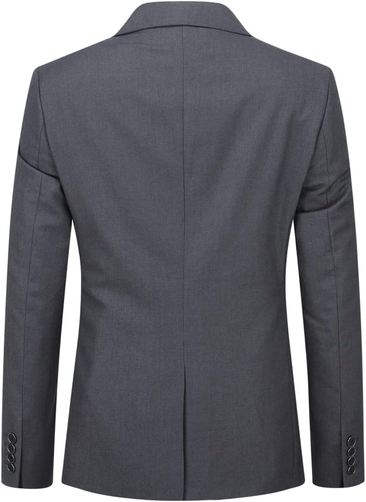 YOUTHUP Anzug Herren Regular Fit 3 Teilig Anzüge Peak Lapel Morden Herrenanzug Business Hochzeit Smo