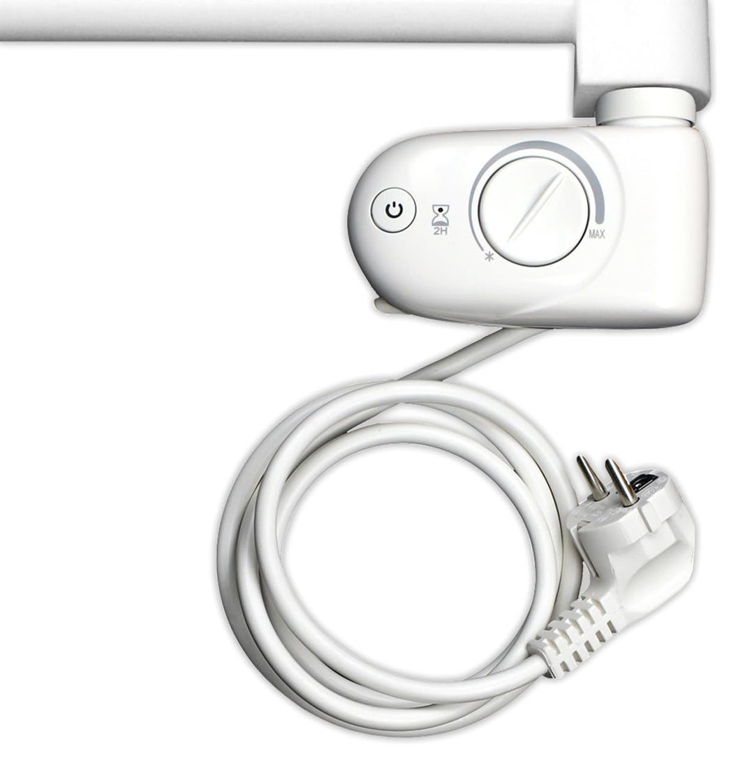 Heizstab mit analogem Thermostat für Badheizkörper 600 Watt 600 Watt Weiss, 600 Watt Weiss