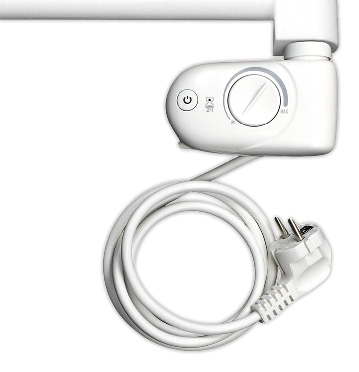 Heizstab mit analogem Thermostat für Badheizkörper 900 Watt 900 Watt Weiss, 900 Watt Weiss