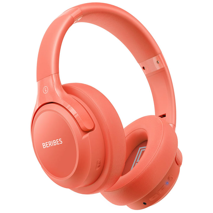 BERIBES Bluetooth Kopfhörer Over Ear, 65 Std Kopfhörer Kabellos Bluetooth mit 6 EQ-Modi, HiFi Stereo