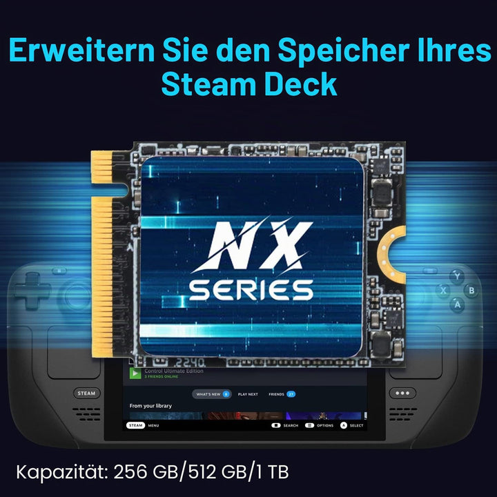KingSpec 1TB M.2 2230 SSD, M2 NVMe SSD Gen3x4 - Lesegeschwindigkeit bis zu 3500MB/s, Interne PCIe3.0