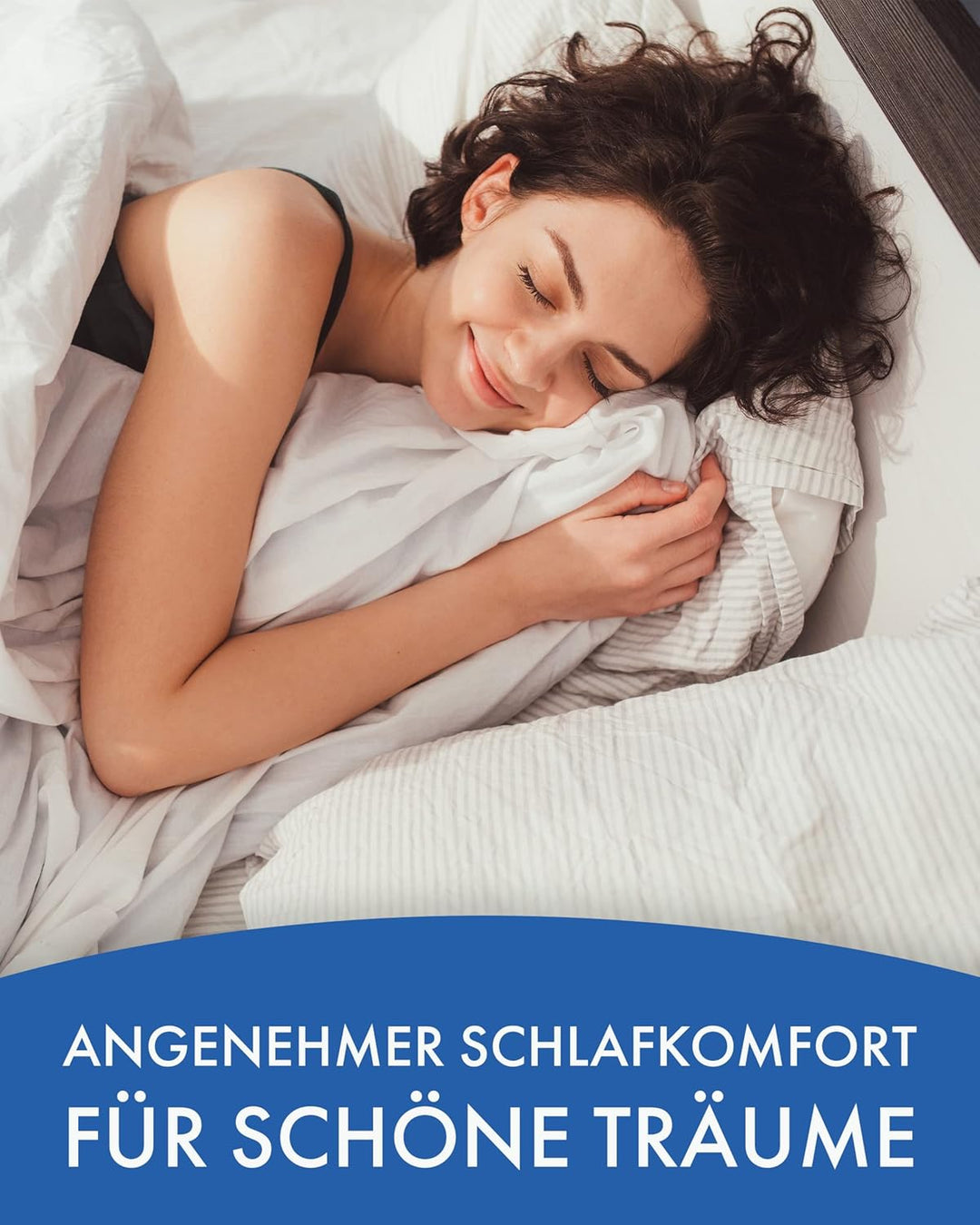 PROCAVE® Matratzenschoner 100x200 cm Topper | Matratzenauflage mit 4 Eckgummis | Atmungsaktive Matra