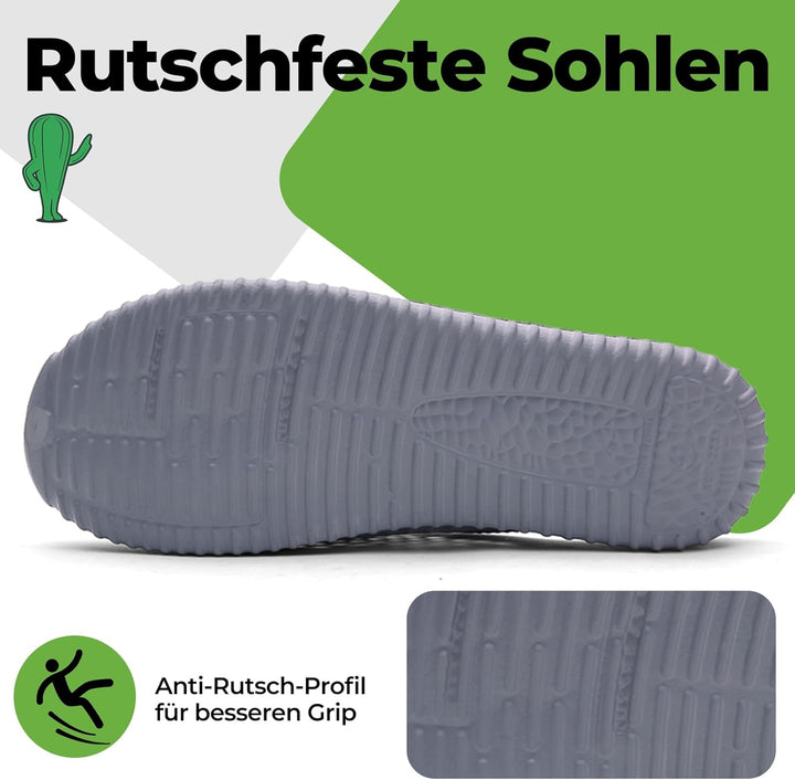 SAGUARO Clogs Pantoletten Herren Damen Sommer Atmungsaktiv Hausschuhe Gartenschuh Beach Slipper Gr.3