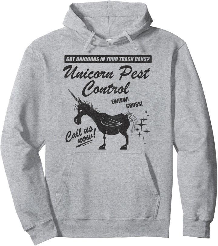 Disney Pixar Onward Unicorn Pest Control Pullover Hoodie