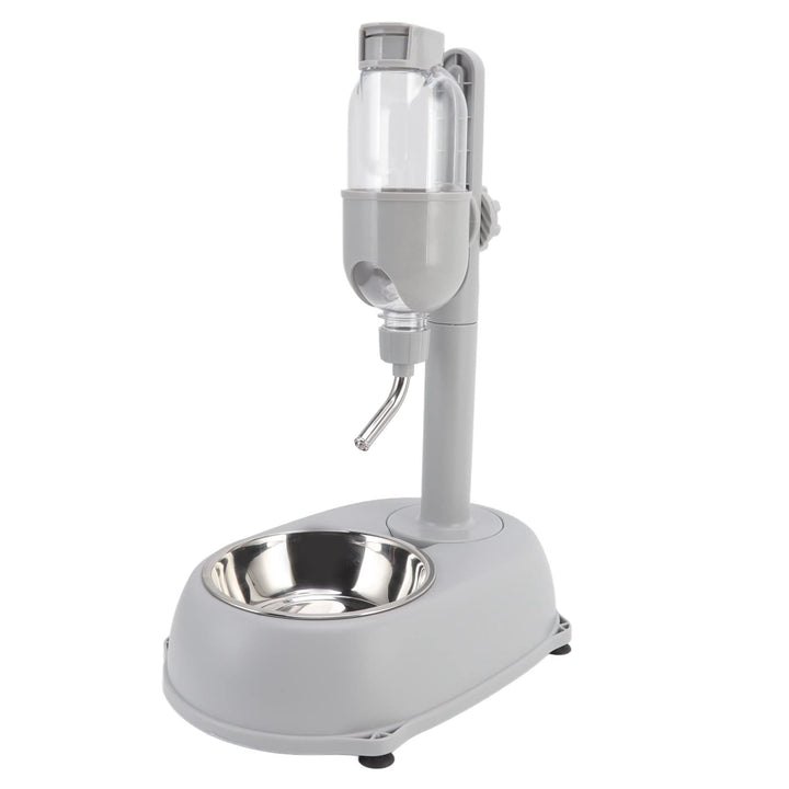 Cocoarm Stehender Wasserfutterspender für Haustiere, Automatisch, 500 ml, Abnehmbarer Futternapf, Hö