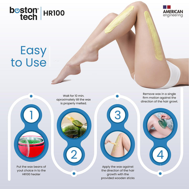 Wachswärmer Wachsenthaarung, neuestes Waxing, Enthaarungsset für Augenbrauen, Achseln, Achseln, Bein