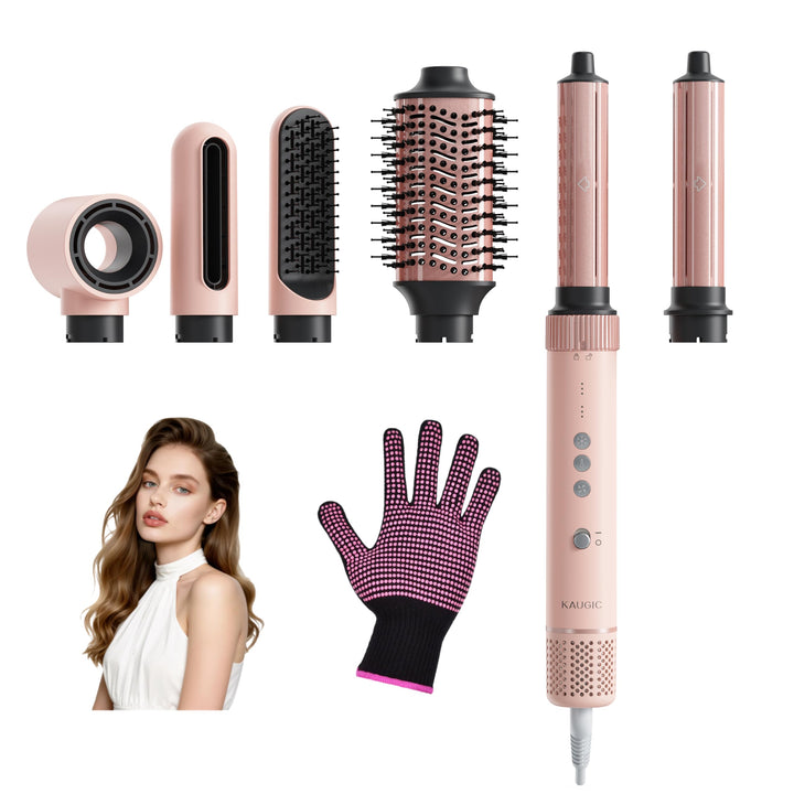 6-in-1 Hairstyler, Airstyler, Lockenstab, 110000 U/Min Hochgeschwindigkeit Lonen Föhn Locken oder Gl