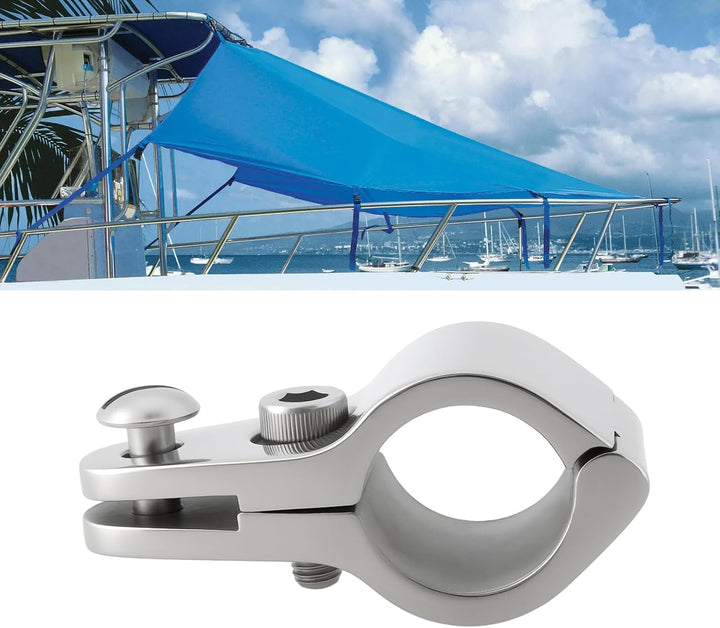 ECSiNG 2 Stück 22 Mm Backen-Gleitschienenhalterung aus Edelstahl 316 Kompatibel mit Bimini-Tops der