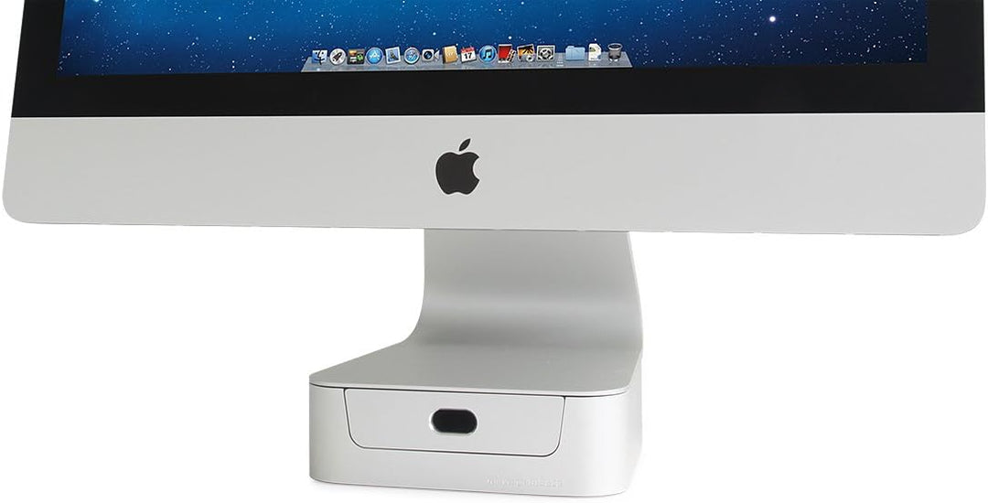 Rain Design mBase Ständer für iMac - Desktop-Ständer - 27 Inch - Silber Single Bis 68,5 cm (27 Zoll)