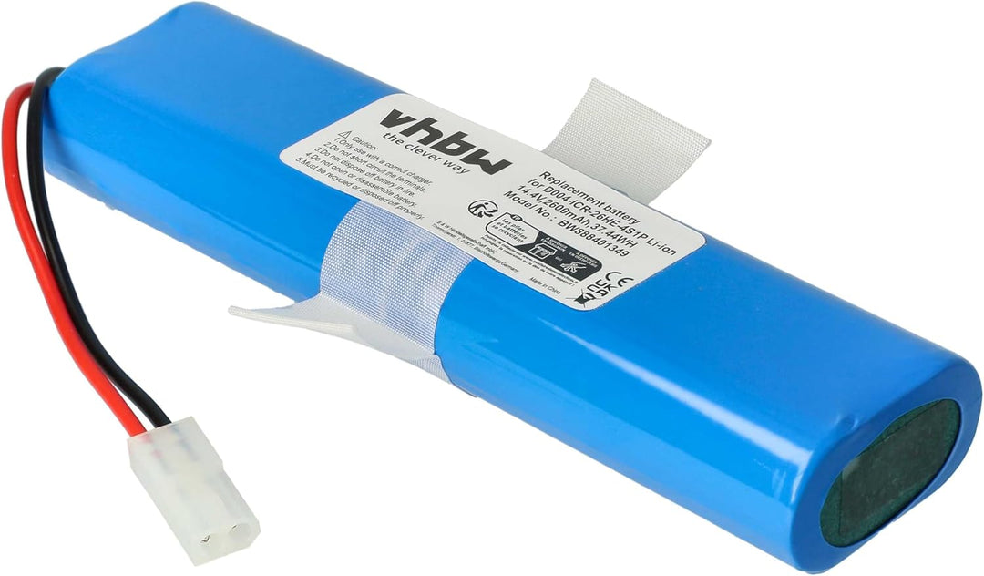 vhbw Akku kompatibel mit 360 S6 Staubsauger (2600mAh, 14,4V, Li-Ion)