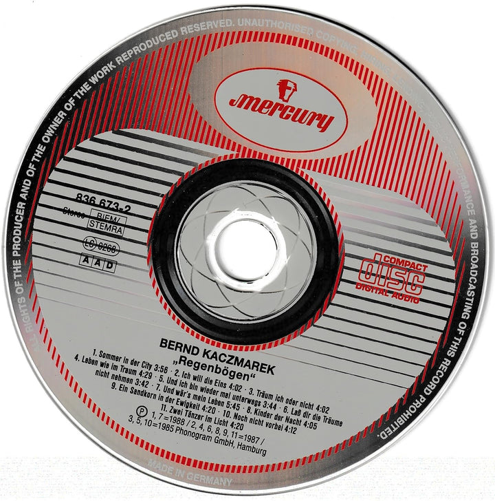 Regenbögen, Audio-CD