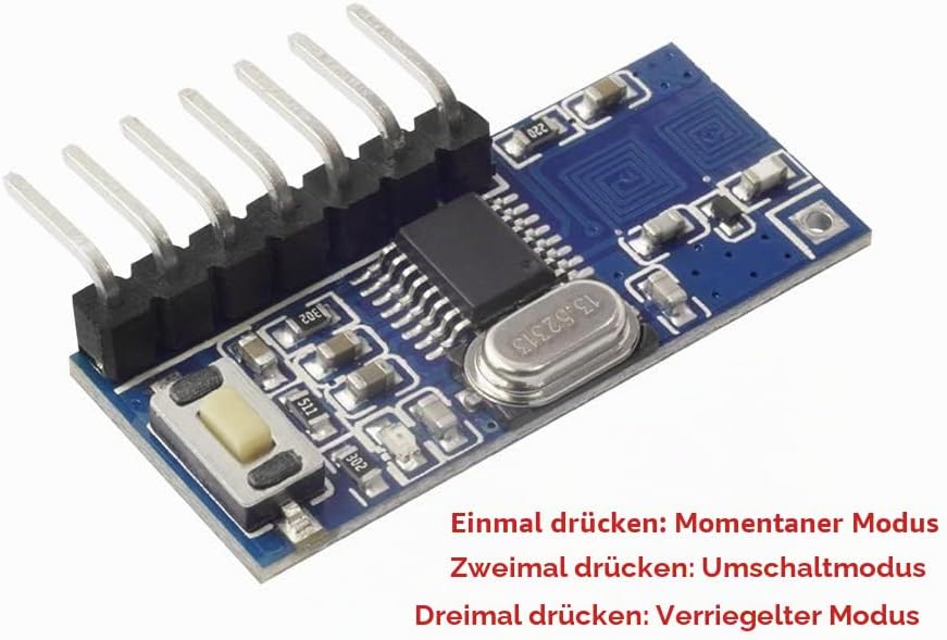 Wireless 433Mhz RF Modul RX480E-4C Empfänger Eingebauter Lerncode 1527 Dekodierung 4 Kanal Ausgang u