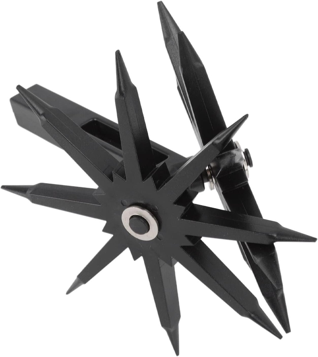 Folanda Kreiselgrubber, Abnehmbares Gartenboden-Vertikutierer-Set, Einstellbarer, Verschleissfester