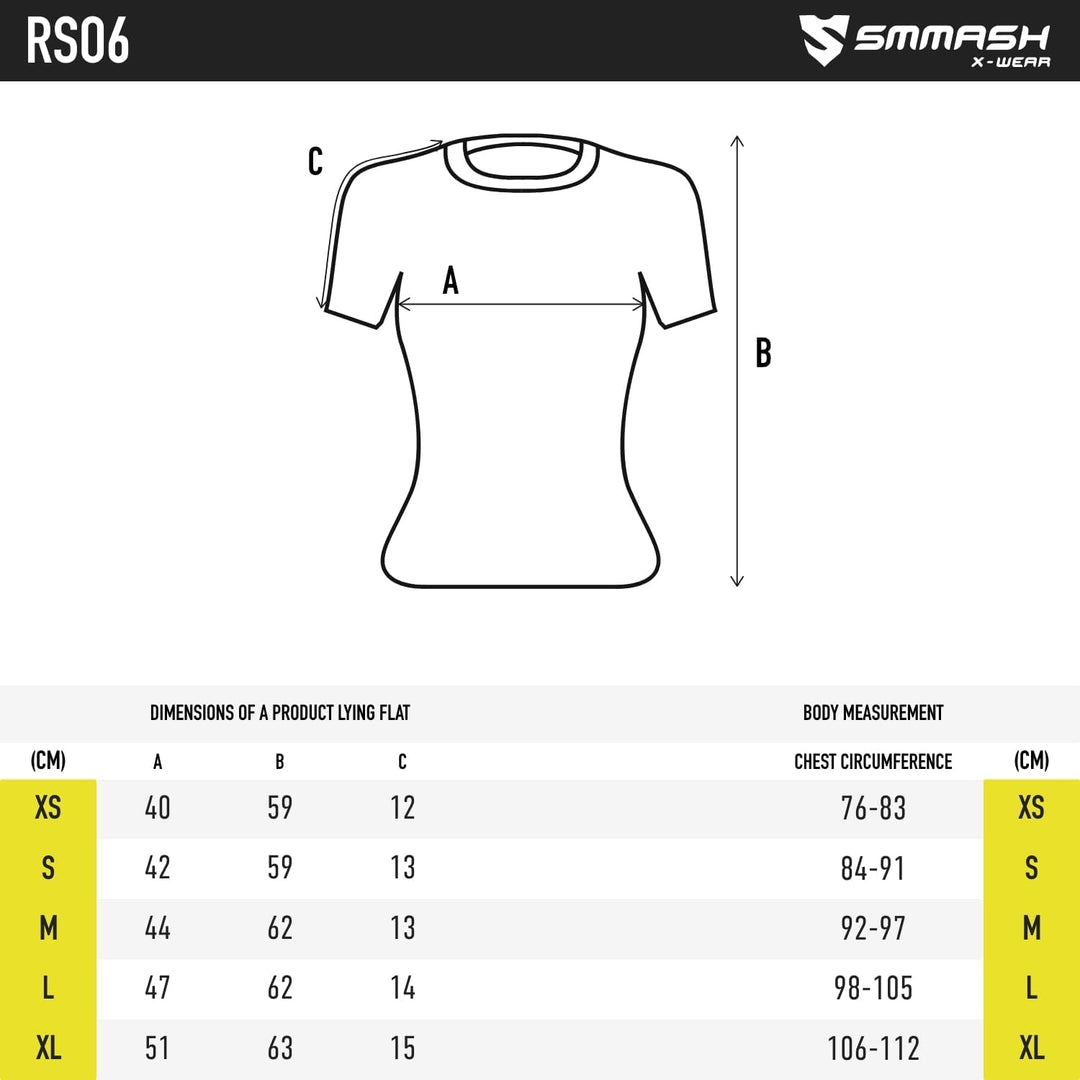 SMMASH Kompressionsshirt für Damen Kurzarm, Funktionsshirt für Sport Outdoor OCR Cross-Training Fitn