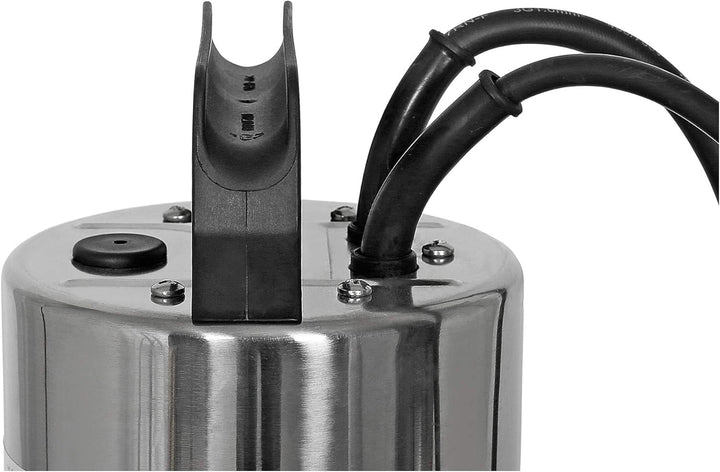 STIER Edelstahl Tauchpumpe Schmutzwasserpumpe ESTW-1100, 20.000 l/h, 11000 W, Edelstahlgehäuse, Schw