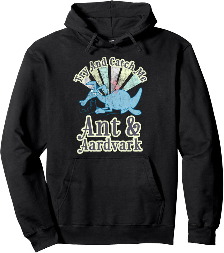 Pink Panther Ant And Aardvark Try And Catch Me Pullover Hoodie