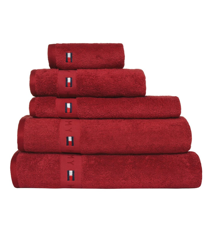 Tommy Hilfiger Handtücher Legend2 red 70 x 140 cm, 70 x 140 cm