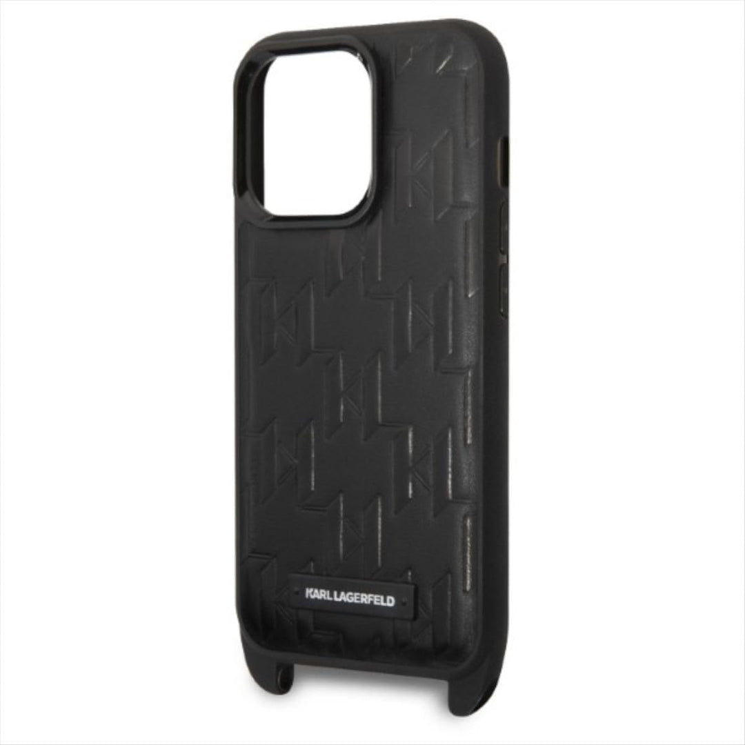 KARL LAGERFELD KLHCP14XSTMMK Hülle für iPhone 14 Pro Max 6,7" hardcase Schwarz M