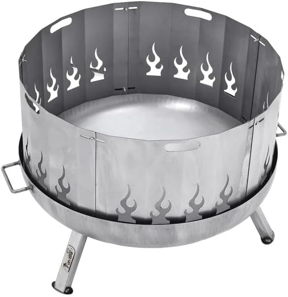 Favilla Bombe Basic Feuerschale 64,5cm – Robuste Stahl-Feuerschale für Garten, Terrasse & Outdoor, m