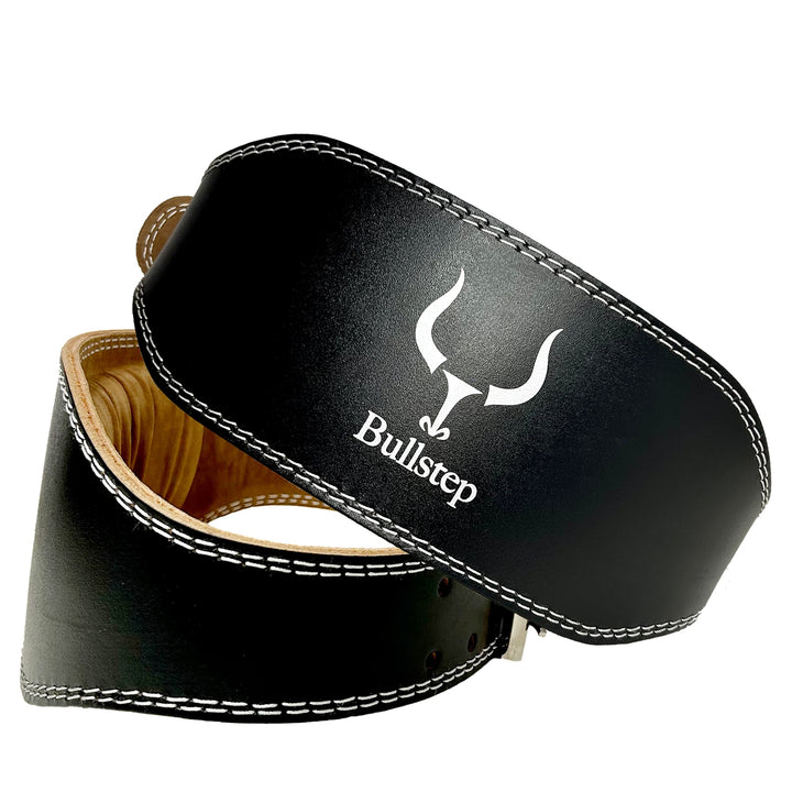 Bullstep Gewichthebergürtel Herren Und Damen, Lifting Belt 100% Rindsleder, Gym Gürtel Mit Schnalle