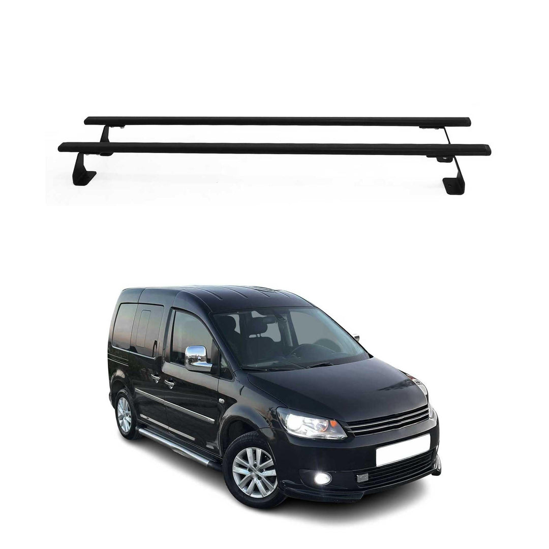 OMAC Heavy Duty Dachträger Querträger kompatibel mit VW Caddy III 2003-2015 Pre-FL – 2 Stangen – Sta