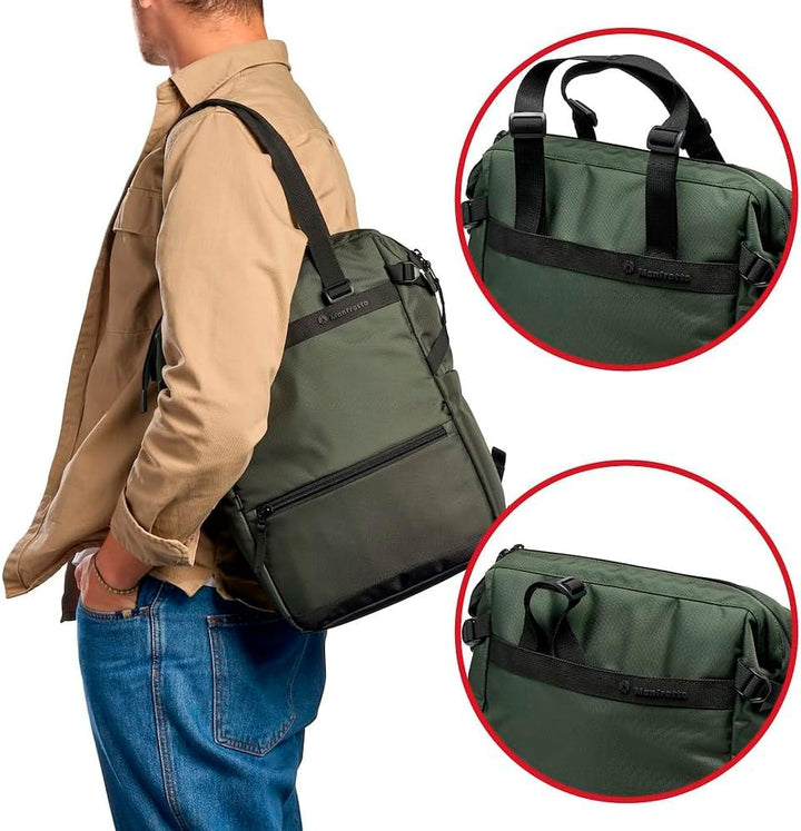 Manfrotto Street Slim Photography Backpack Pour Appareil Reflex et Hybride, Ouverture Avant et Arriè