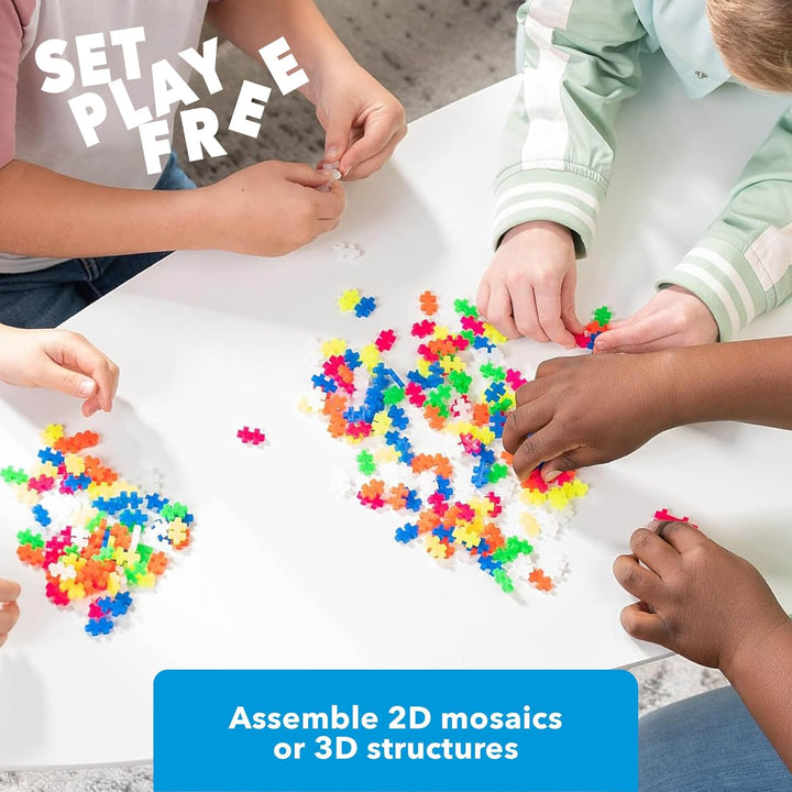 Geniales Konstruktionsspielzeug, Open Play Neon, Bausteine-Set, 600 Teile 600 Pieces Neon, 600 Piece