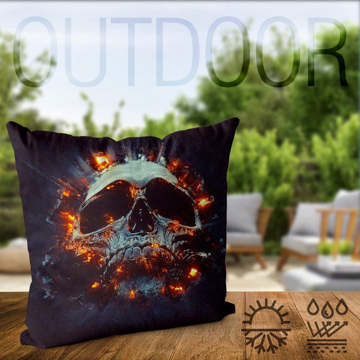 VOID Totenkopf Explosion Kissenbezug Kissenhülle Sofakissen Kissen Deko Outdoor-Kissen Dekokissen, K