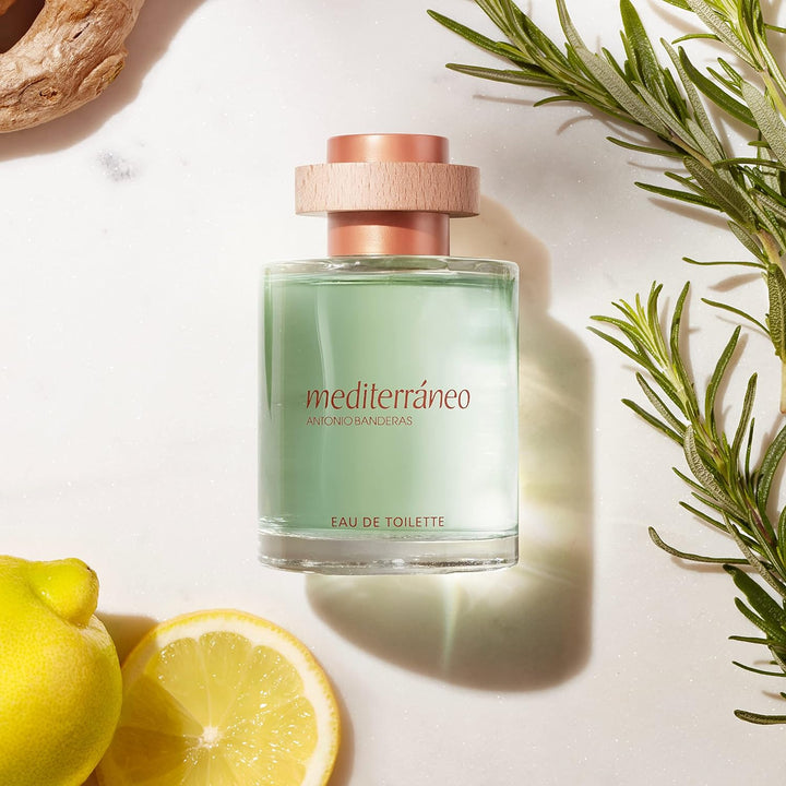 Antonio Banderas Parfums - Mediterráneo, Eau de Toilette Spray für Männer, Frisch, Energisch und Hel