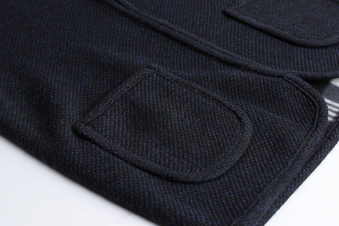 Herothorn Herren Strickweste Strickjacke ohne Ärmel V-Ausschnitt Ärmellose Fleecefutter Jacke Reissv