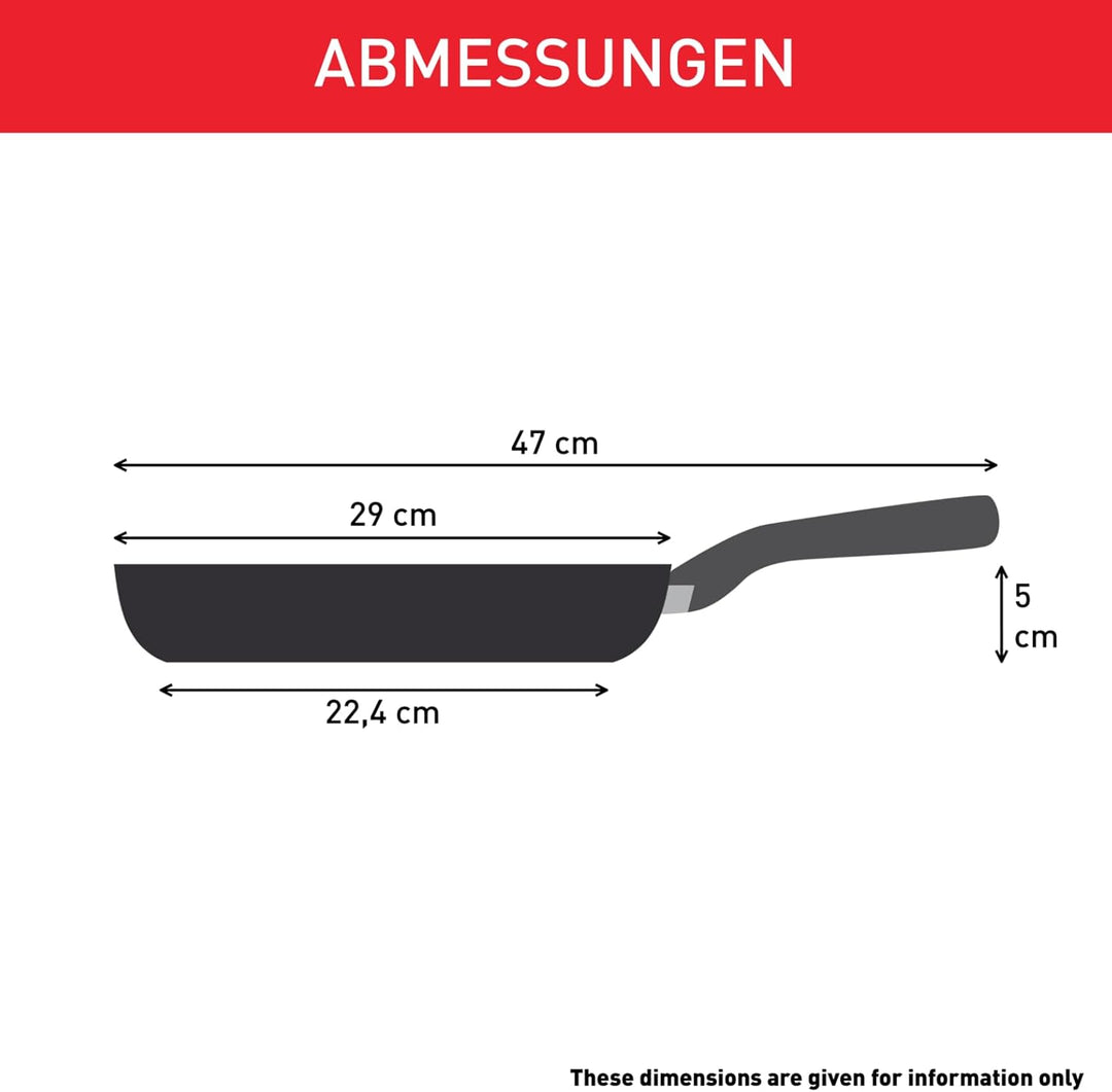 Tefal Ultimate On Bratpfanne 28 cm hoher Rand, Pfanne Induktion mit Titan Antihaftversiegelung, Ther