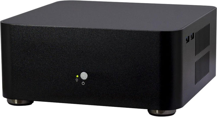 Inter-Tech ITX PC Gehäuse A80 mit 60 W Netzteil, schwarz