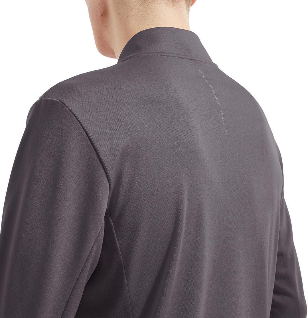 Ellesse Herren Rolbi Anti-Odour-Feuchtigkeitsdocht 1/2 Zip-Golf-Pullover L Dark Grau, L Dark Grau