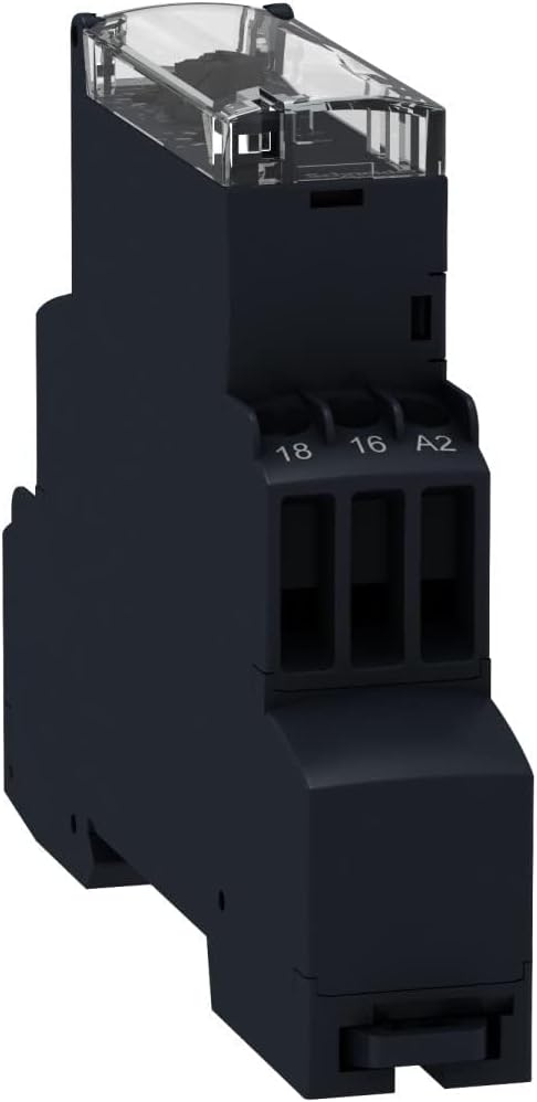 Schneider Electric - Harmony, 0,1 s-100 h, Zeitrelais 10 Funktionen, Relais 1 W, 24 VDC/24-240VAC, R