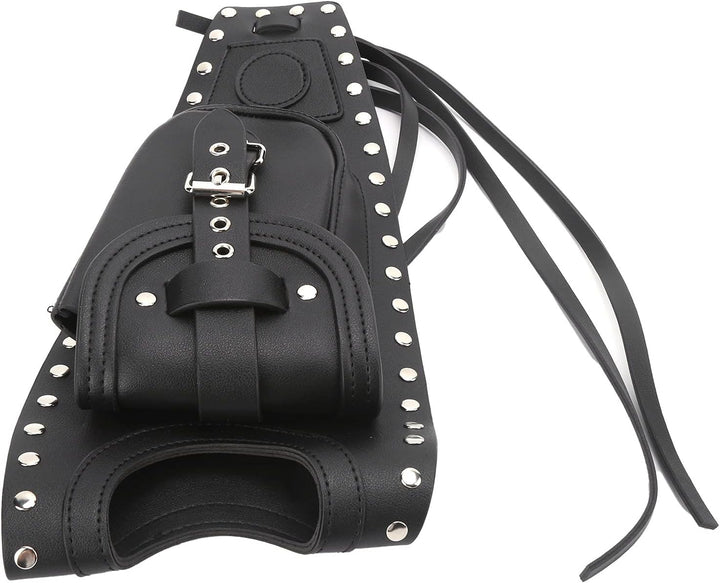 Motorrad Tanktasche Kunstleder Tanktasche Schwarz Tankpad Motorradzubehör, Gepäck und Zubehör