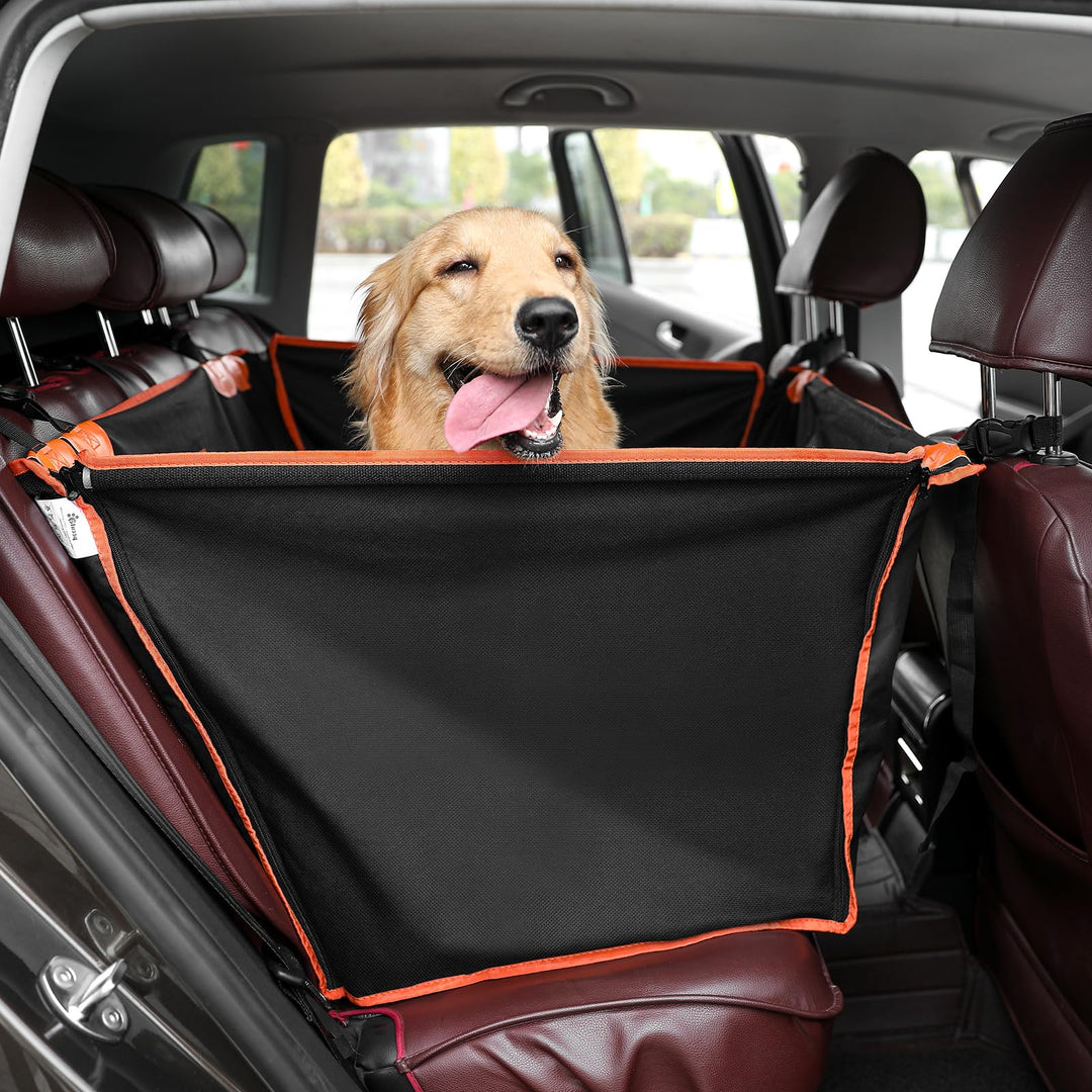 pecute Hunde Autositz L 70 * 50 * 55 cm, Verstärkter Hundesitz Auto für Mittlere und Grosser Hunde m