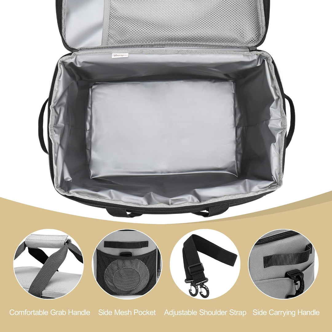 Kühltasche Faltbar, 30L Grosse Wasserdicht kühlbox Thermotasche, Isoliert Auslaufsicher Picknicktasc