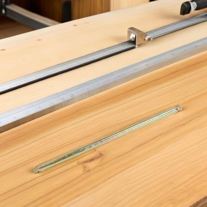 HEMOTON 2 Stück Mülleimer Zubehör Achse für Abfallbehälter Stahl 240l Beige Schnelle Montage für San