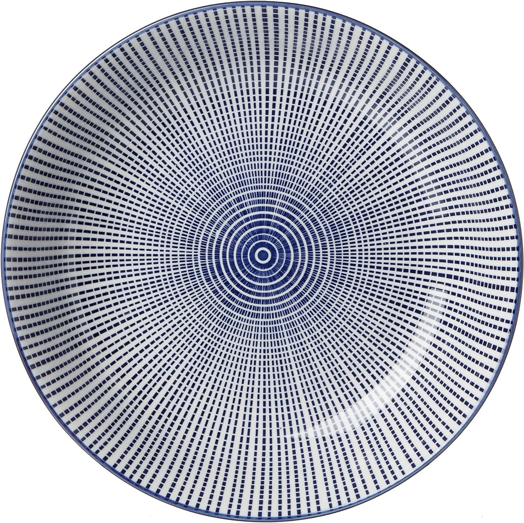 Ritzenhoff &amp; Breker Suppenteller-Set Royal Makoto, 4-teilig, 20,5 cm Durchmesser, Porzellangeschirr,