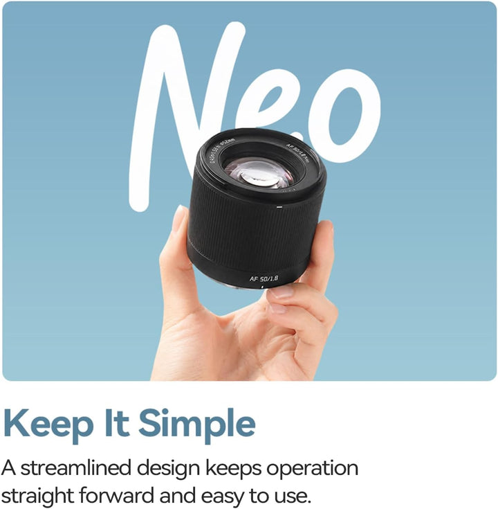 TTARTISAN 50mm f/1.8 Z, AF 50mm F1.8 Neo Z-Mount-Vollformatobjektiv für Nikon Nikon Z, Nikon Z