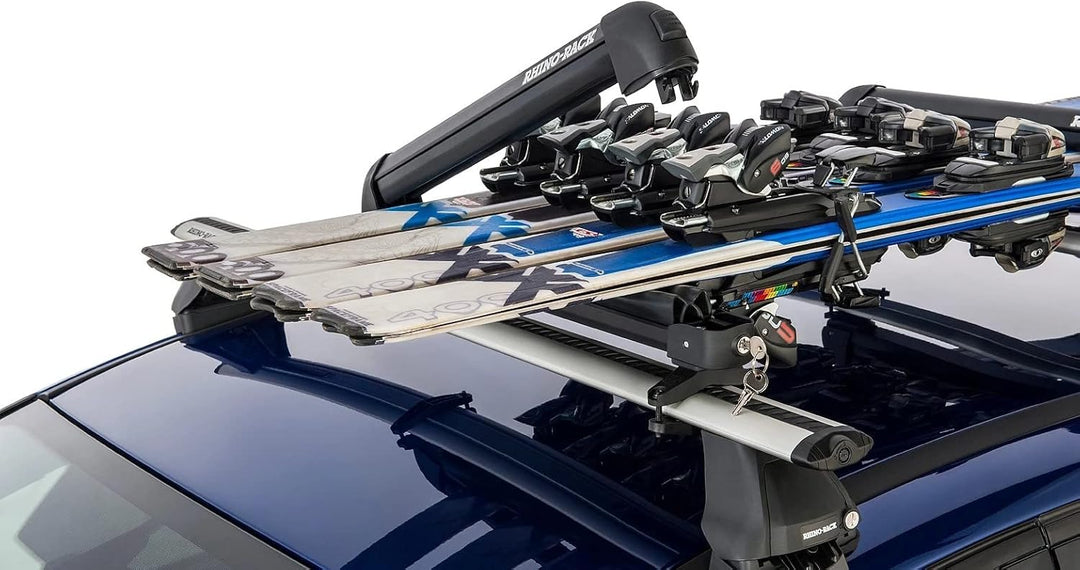 Rhino-Rack-Träger für Ski, Snowboards, Angelruten, Paddel, Skateboards, Wasserski, Wakeboard und meh
