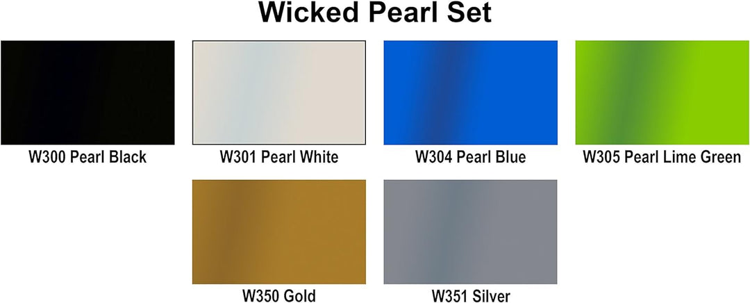 Wicked Colors Wicked Airbrush-Set, 57 ml, Perle Wicked Colors Perlenset, Wicked Colors Perlenset