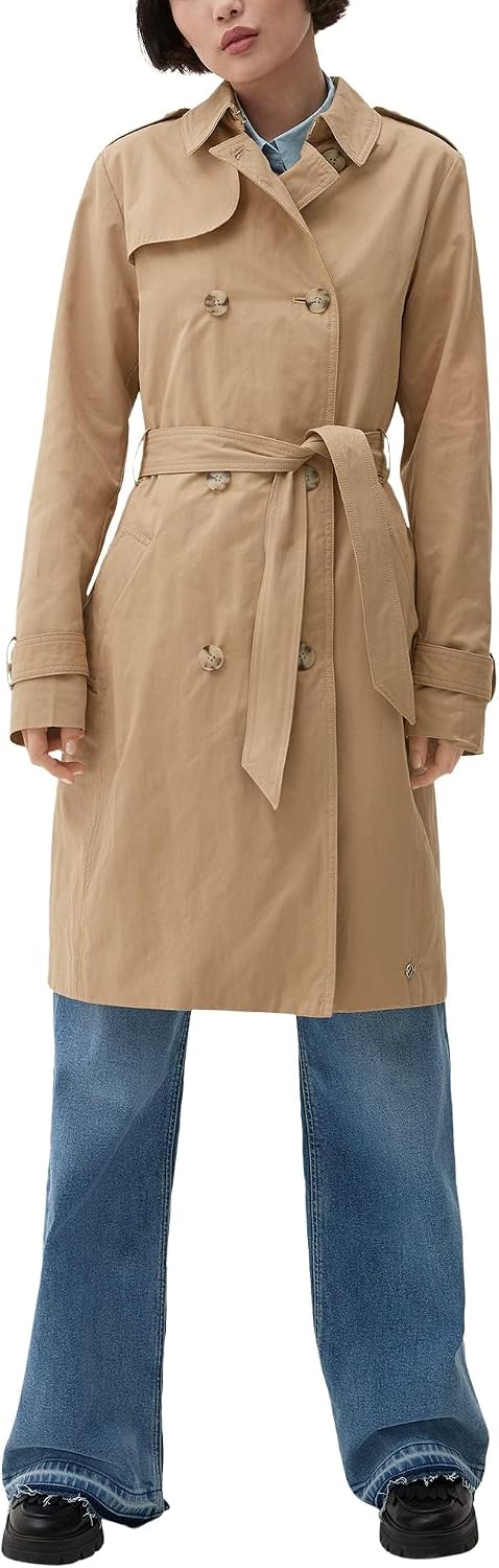 s.Oliver Damen Trenchcoat 40 Brown, 40 Brown