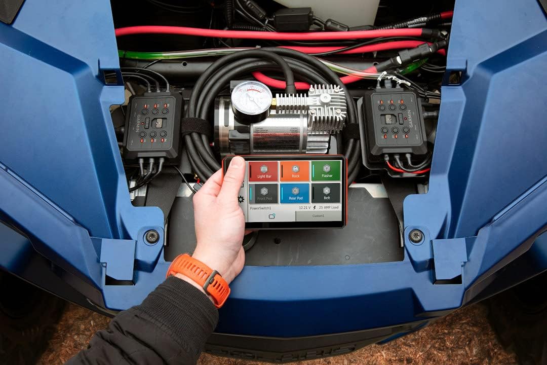 Garmin PowerSwitch – programmierbare Schaltbox mit 6 Schaltern zur Steuerung von KFZ-Zubehör wie Lic