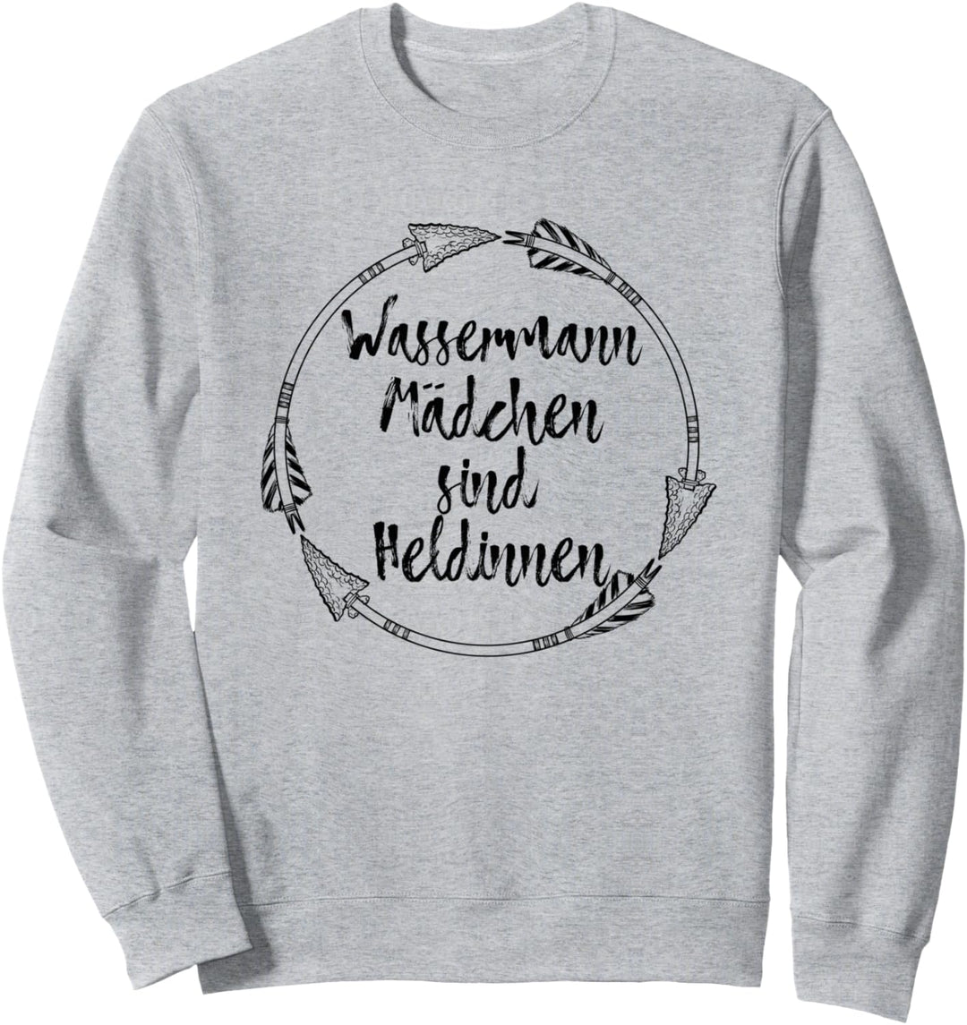 Cool Wassermann Mädchen Sind Heldinnen Sternzeichen Birthday Sweatshirt