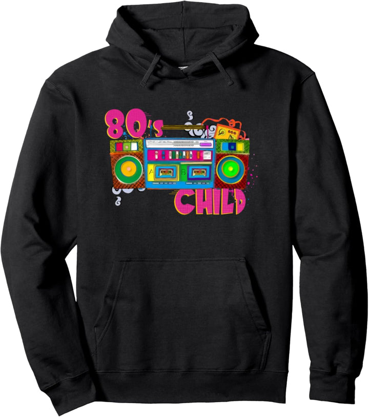 80's Child Music Lover Vintage Tee Pullover Hoodie
