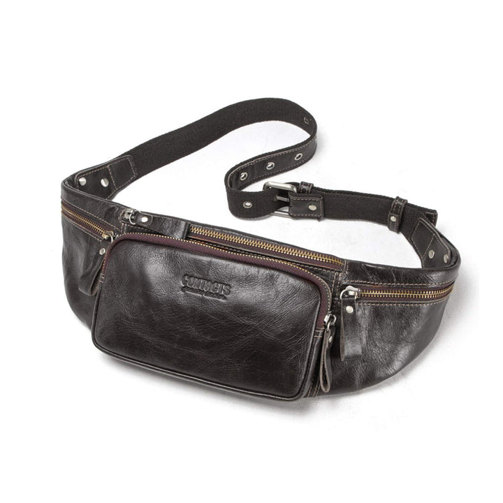 FANDARE Gürteltasche Bauchtasche Brusttasche Herren Sling Bag wasserdichte Geeignet Hüfttasche Junge