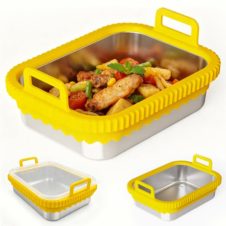 Auflaufform Airfryer für COSORI Heissluftfritteuse 2 Kammern/Ninja Heissluftfritteuse AF400EU/DZ400E